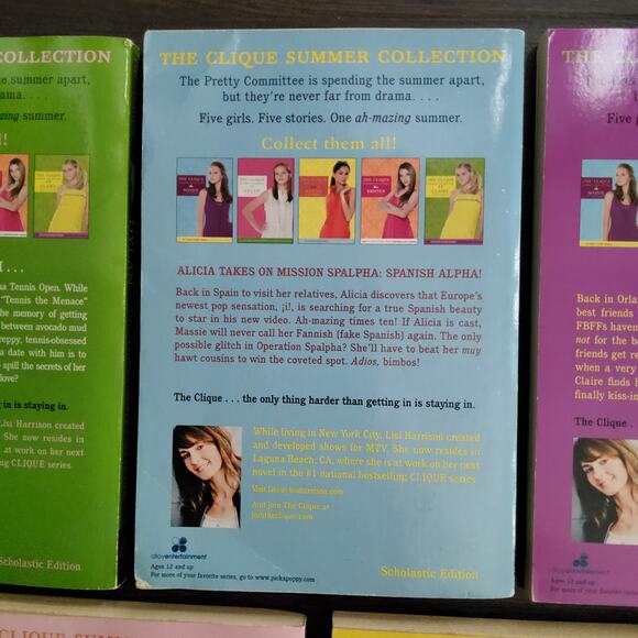 The Clique Summer Collection 5 Book Set by Lisi Harrison Five Girls Five Stories - Picture 11 of 12